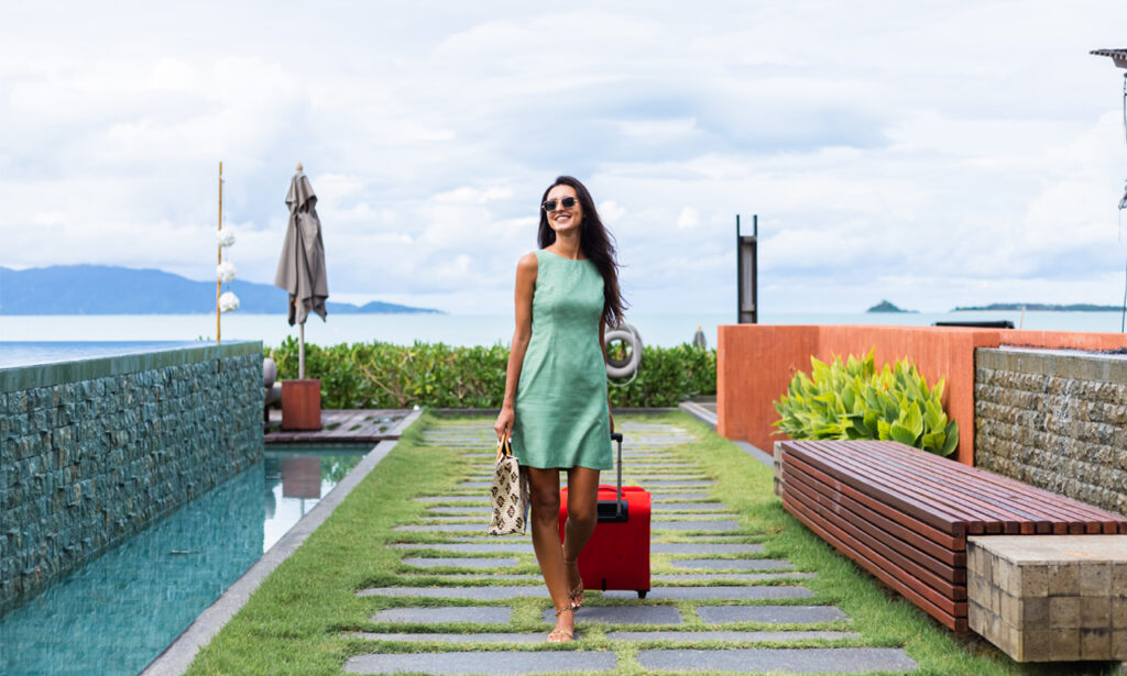 Group of travelers exploring a scenic destination on a Gate 1 Travel tour.